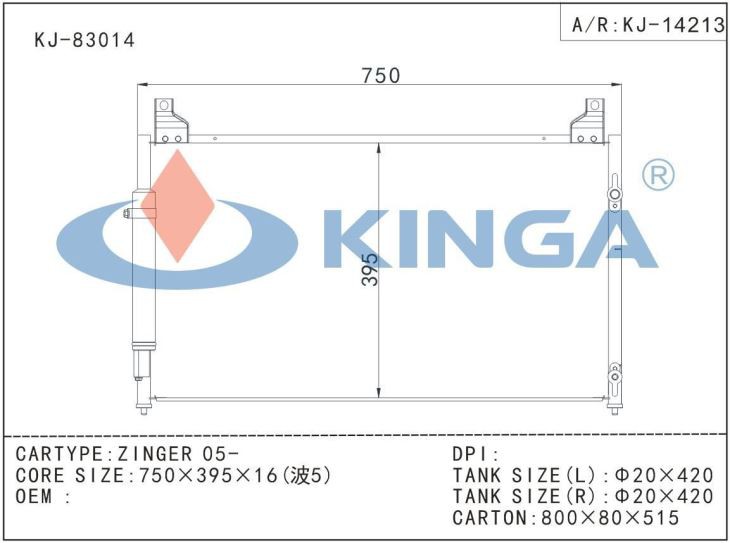 Auto Condenser For Zinger 05
